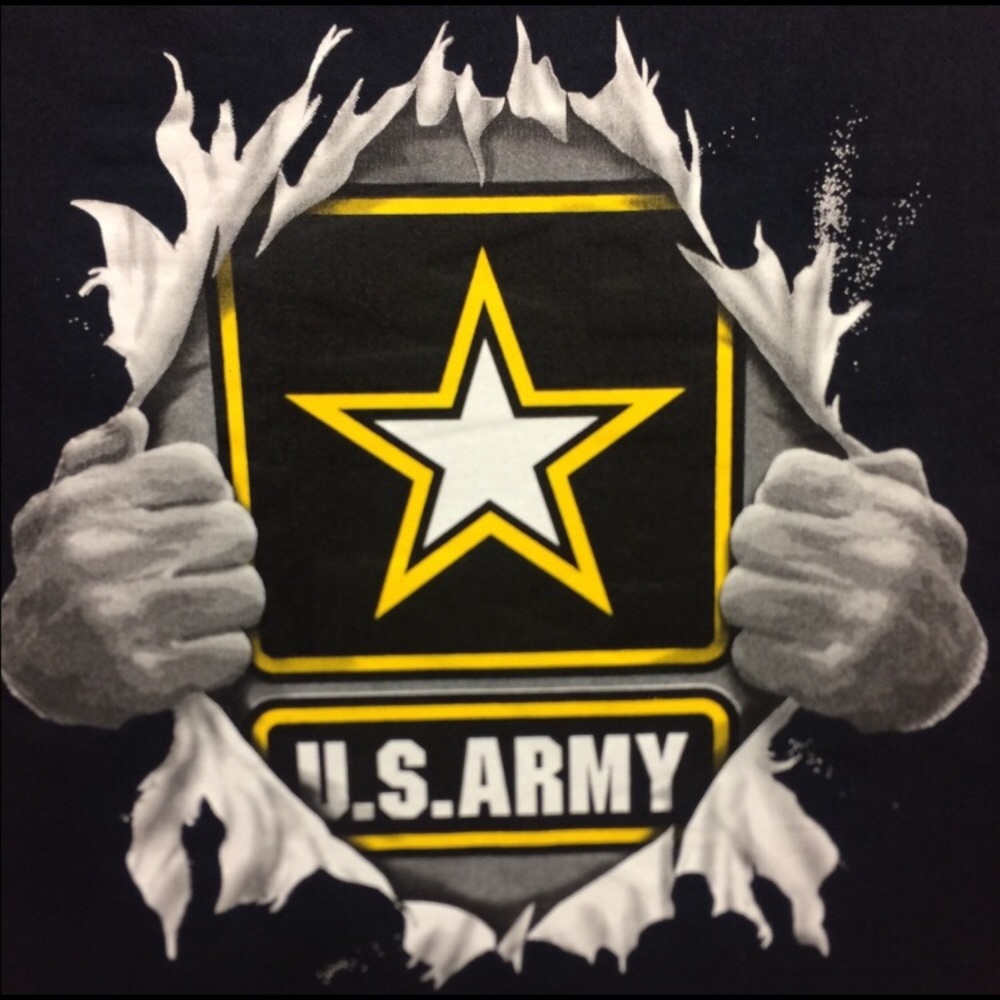 Us Army Rippin Chest Hoodie